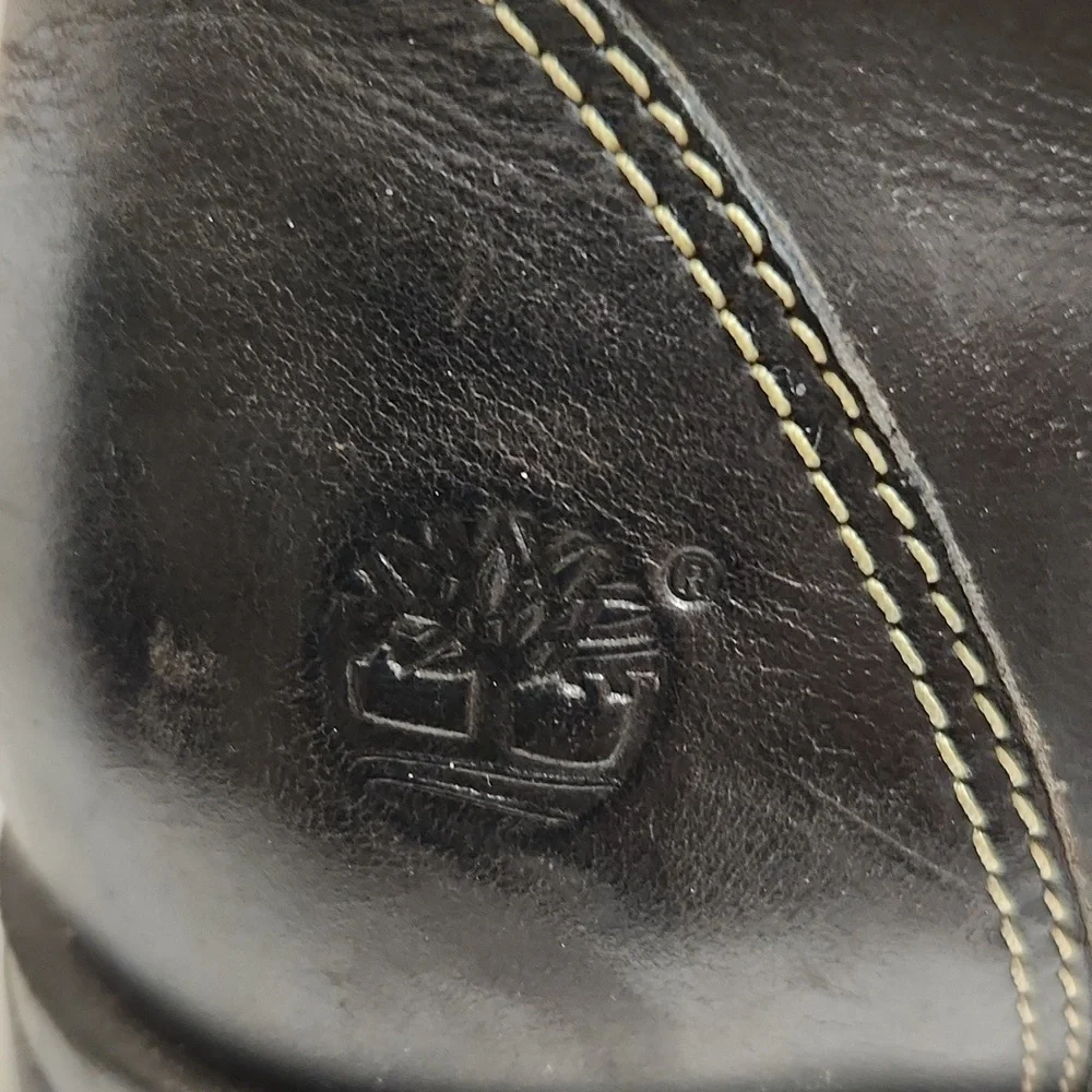 Timberland Tall Wingtip Leather Heeled Boots (W Size 7.5) - Picture 7 of 16